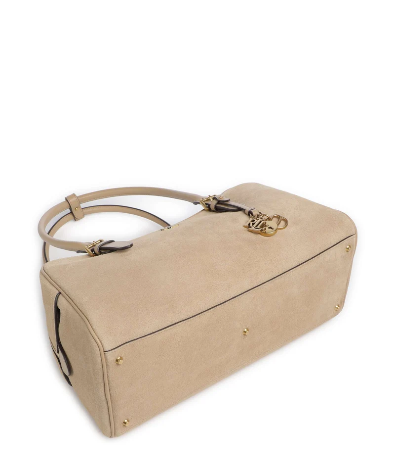 Lauren Ralph Lauren Marcy Large Sac porté épaule tan