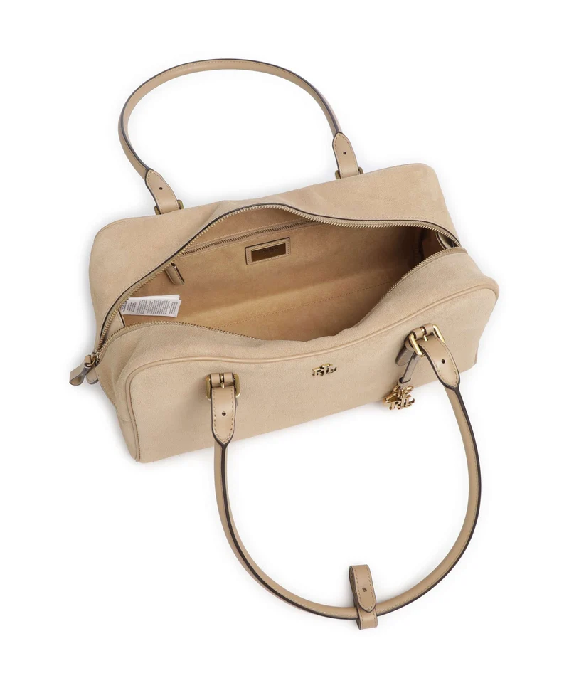 Lauren Ralph Lauren Marcy Large Sac porté épaule tan