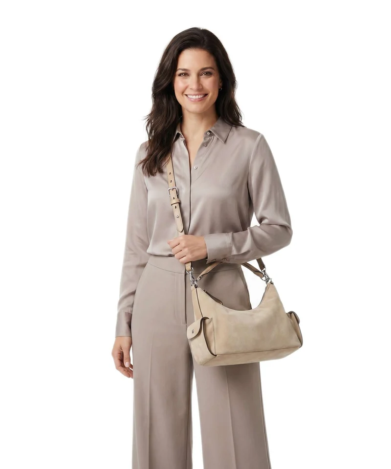 Lauren Ralph Lauren Blaike Small Sac porté épaule tan