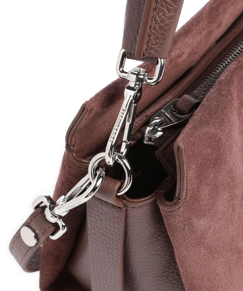 Coccinelle Boheme Suede Sac à main berry