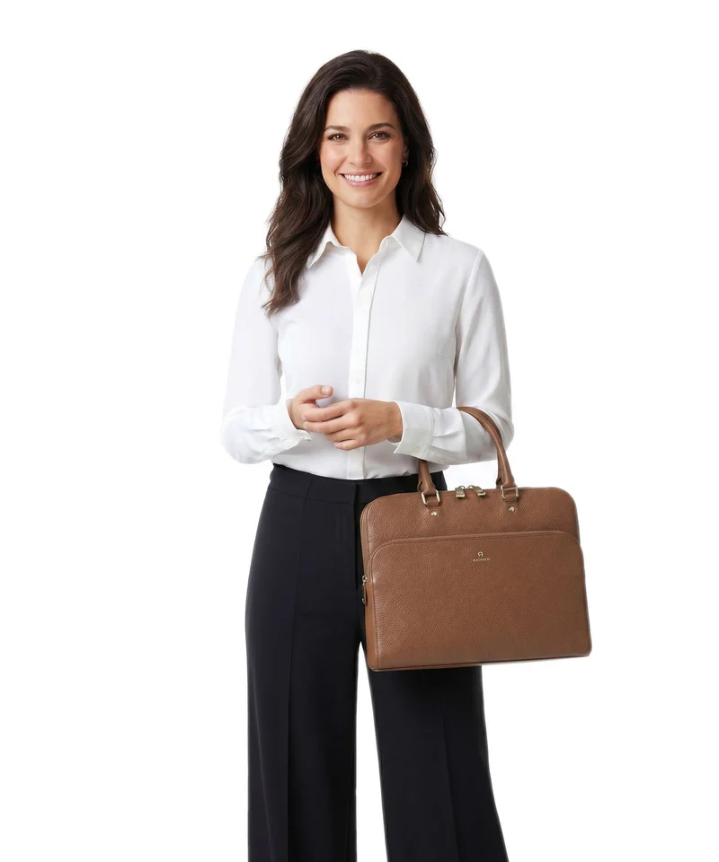 Aigner Ivy L Porte-document saddle brown