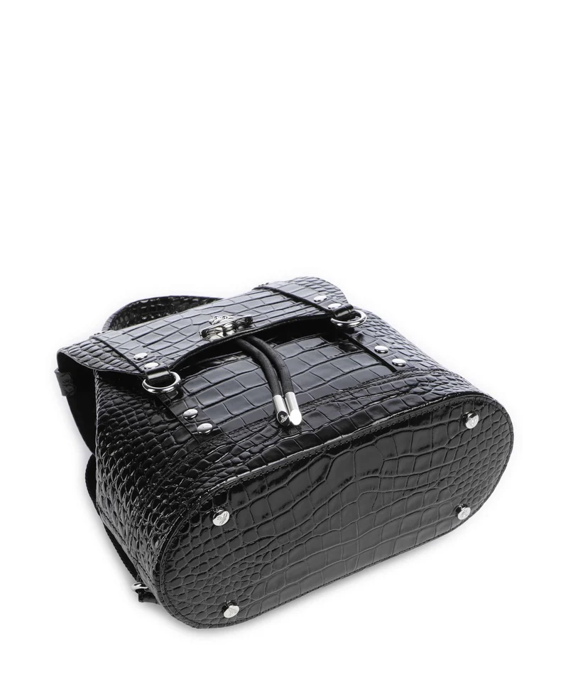 Vivienne Westwood Max Embossed Croc Small Sac à dos black
