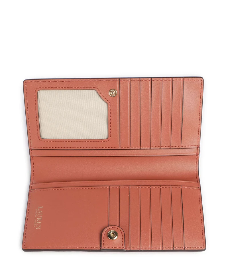 Lauren Ralph Lauren Medium Portefeuille red terracotta