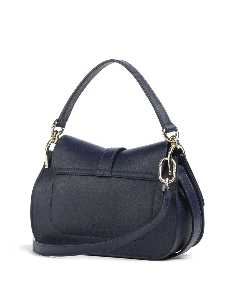 Furla Flow Mini Sac à main blu reale