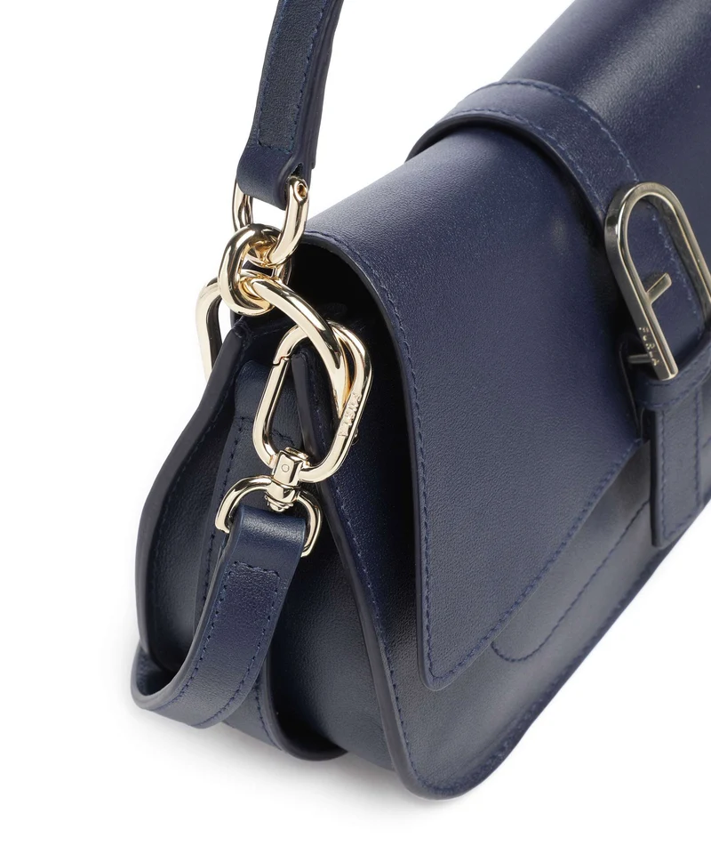 Furla Flow Mini Sac à main blu reale