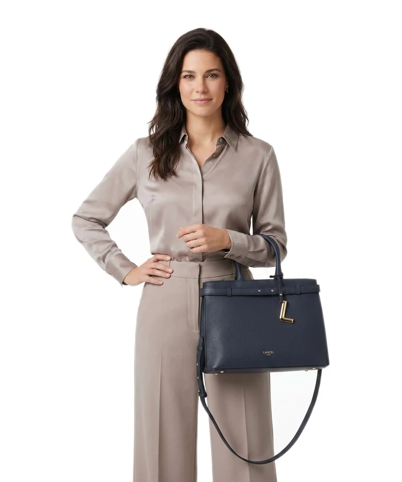 Lancel Faubourg M Sac à main ultramarine