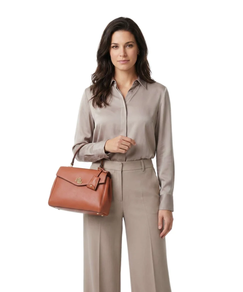 Lauren Ralph Lauren Farrah Small Sac à main red terracotta