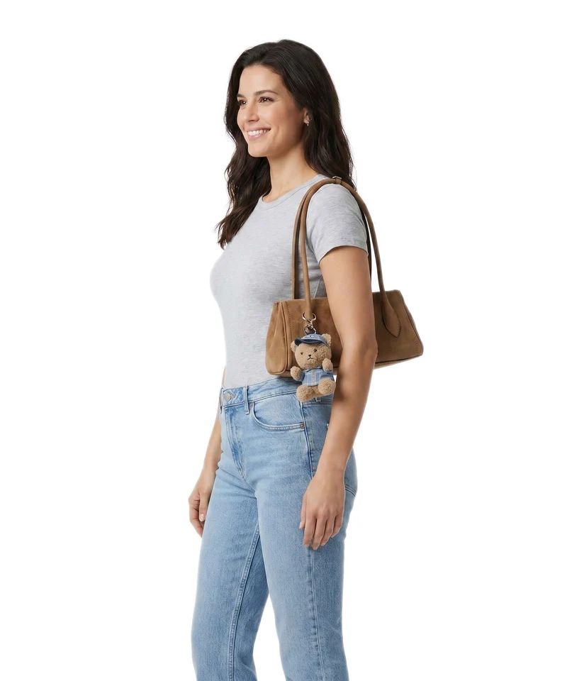 DKNY Amelie Medium Sac porté épaule almond