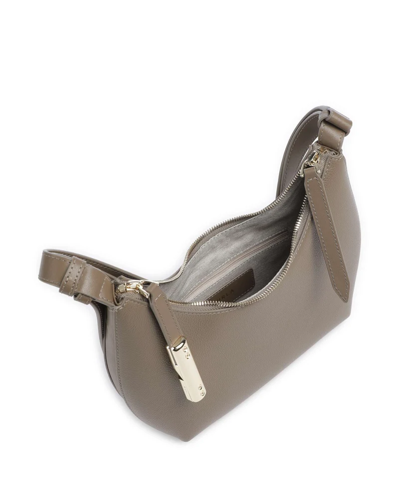 Furla Goccia S Sac porté épaule muddy gray