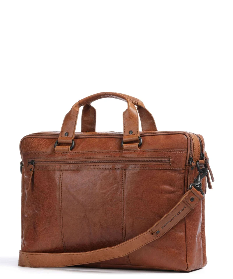 Spikes & Sparrow Bronco Porte-document cognac