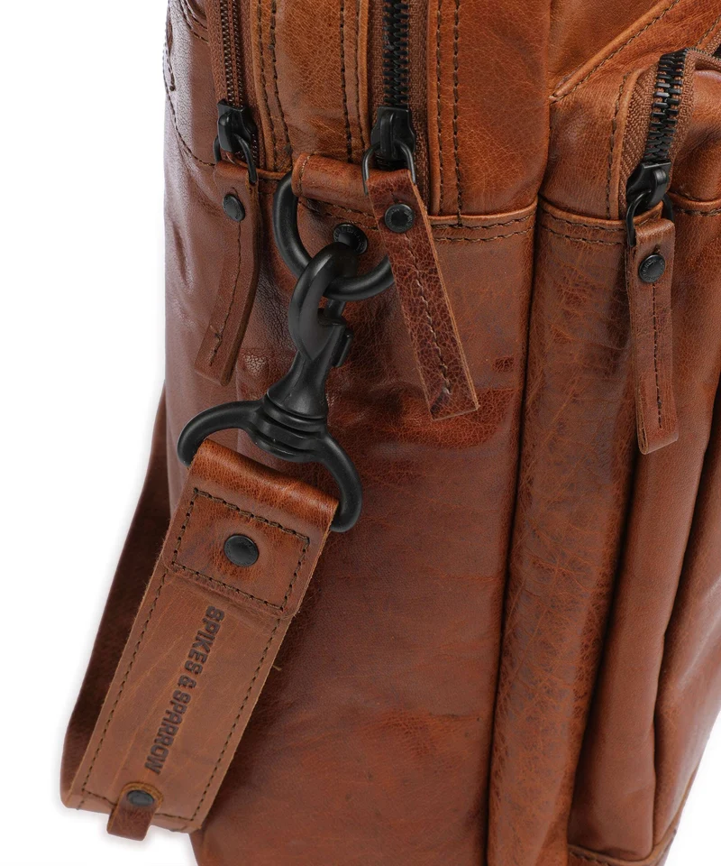 Spikes & Sparrow Bronco Porte-document cognac