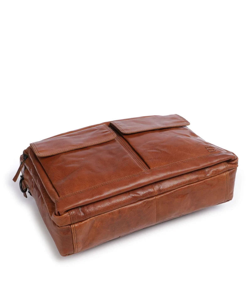 Spikes & Sparrow Bronco Porte-document cognac