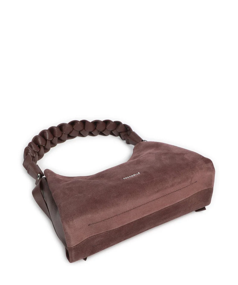 Coccinelle Boheme Suede Sac porté épaule berry