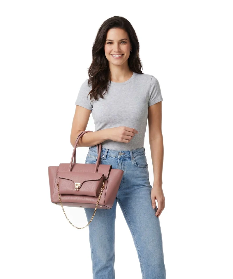 Coccinelle Beat Double Sac à main winter rose