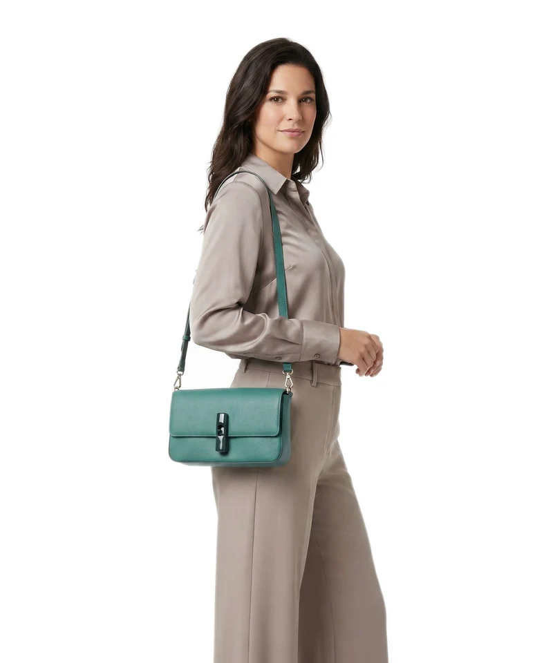 Furla Iride S Sac bandoulière jade