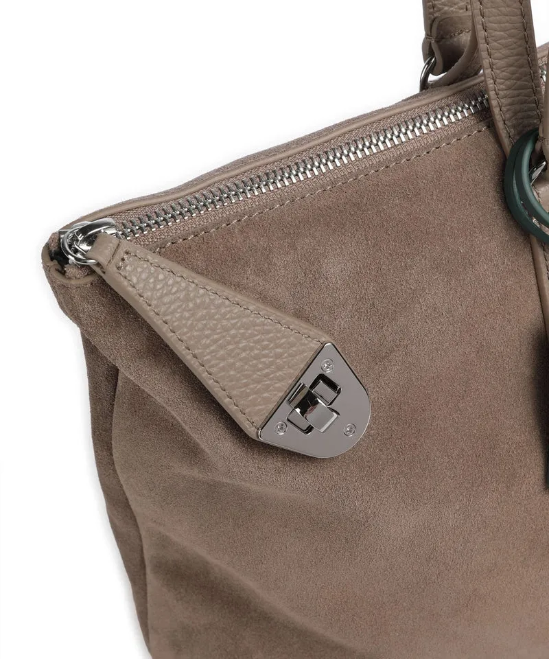 Coccinelle Beat Generation Suede Cabas warm taupe
