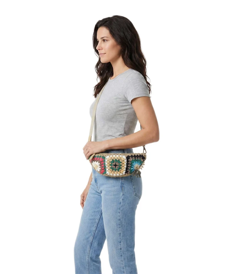 Anokhi Sac bandoulière beige