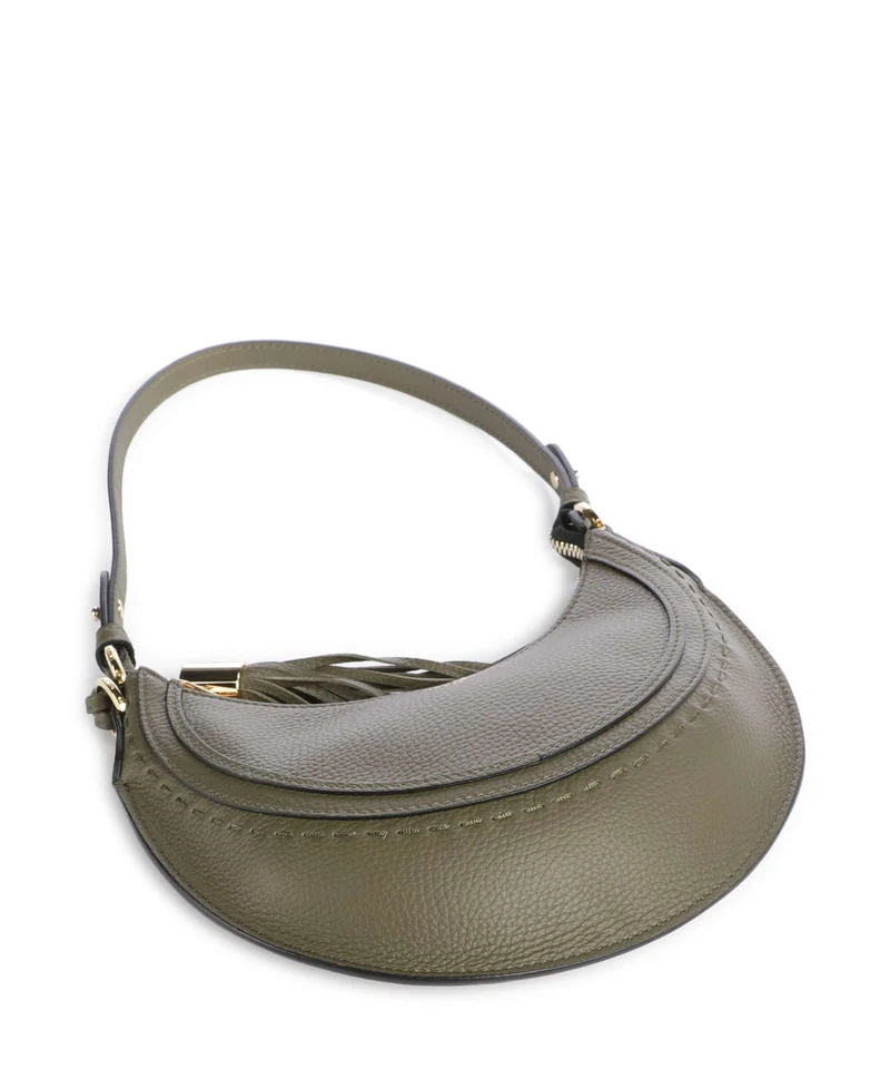 Lancel Hobohème S Sac porté épaule dark khaki