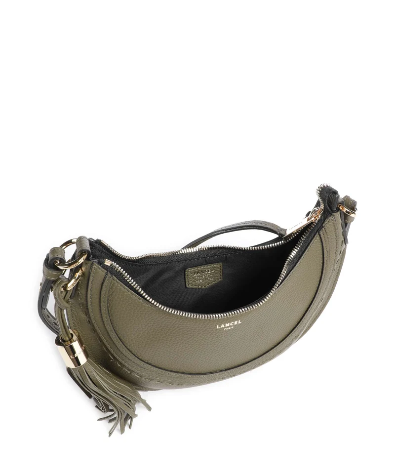 Lancel Hobohème S Sac porté épaule dark khaki