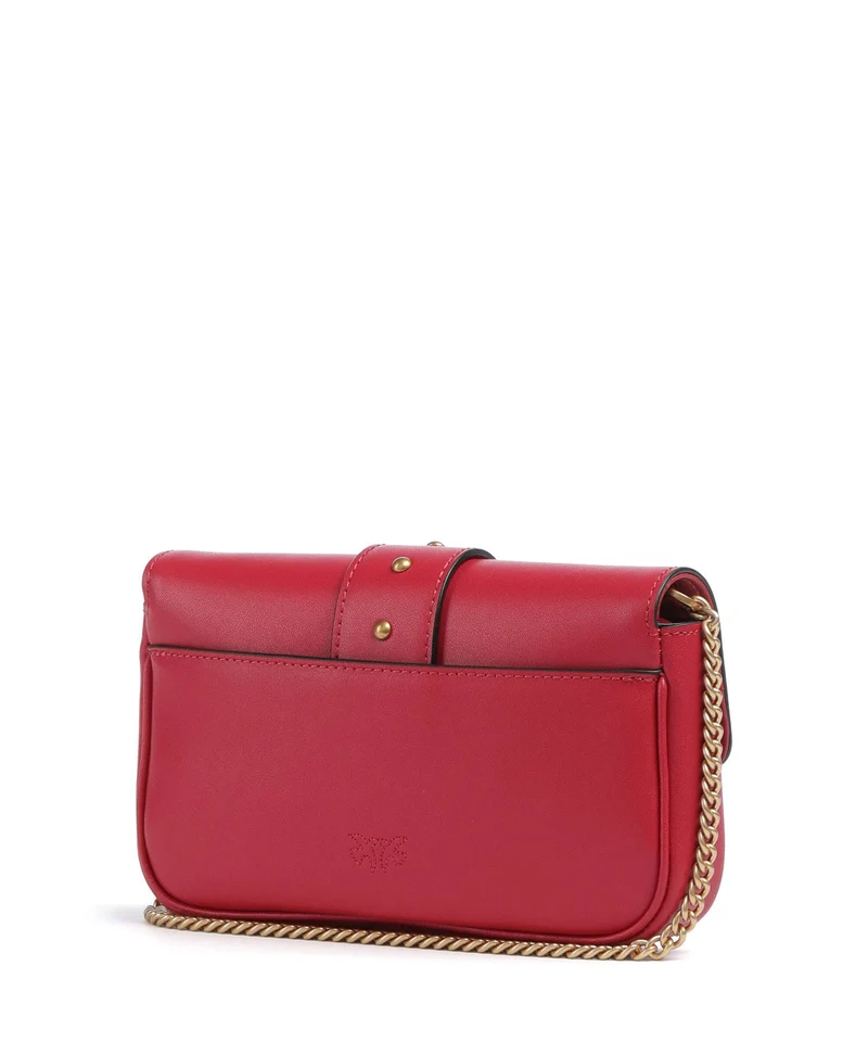 Pinko Love One Pocket Portefeuille rosso rio/antique gold