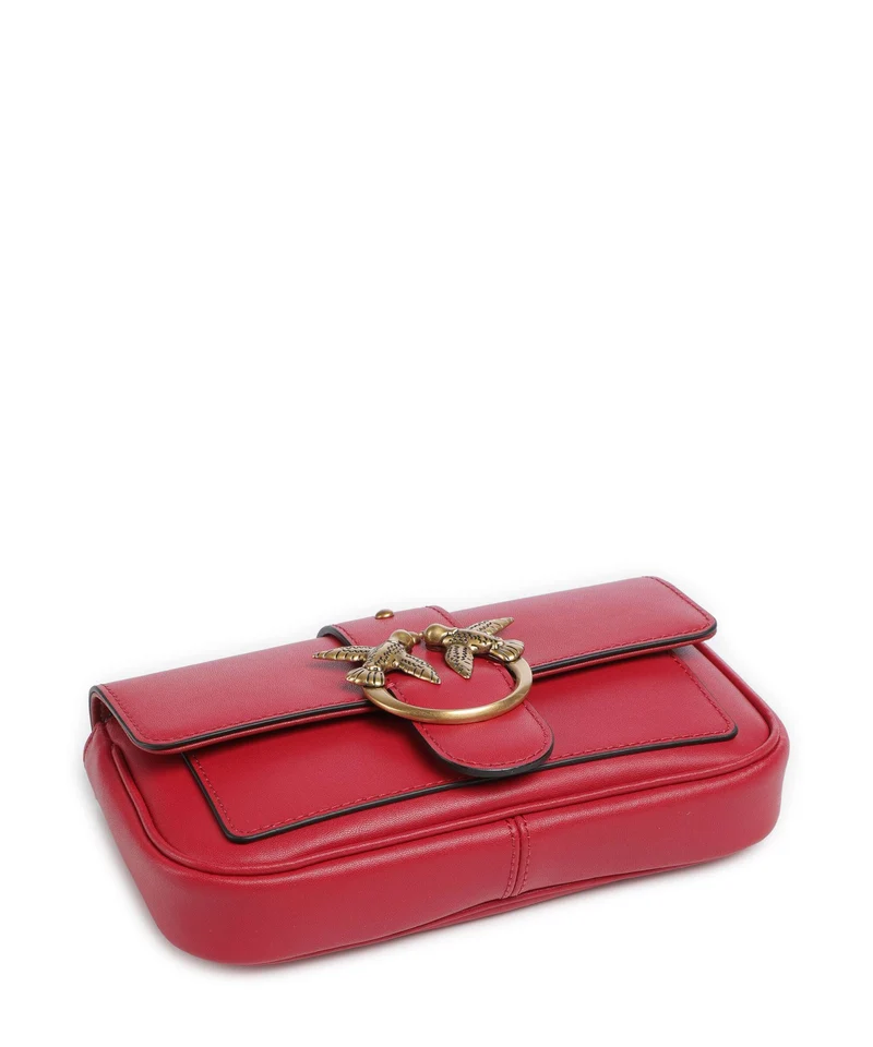 Pinko Love One Pocket Portefeuille rosso rio/antique gold