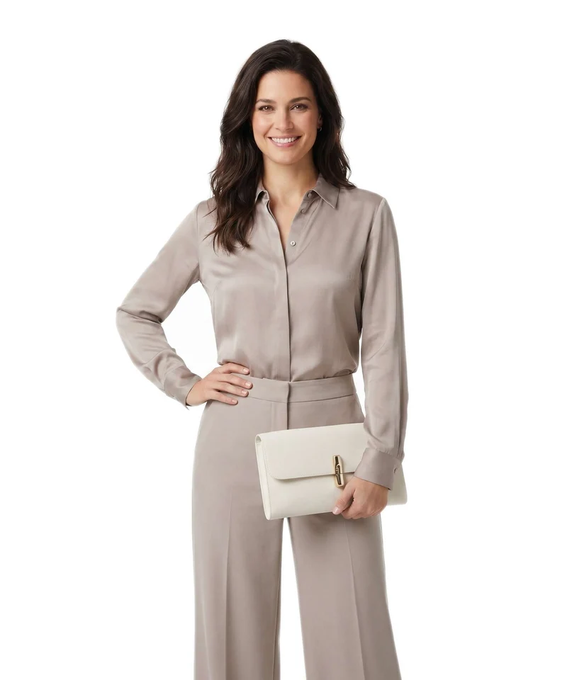Furla Iride Pochette panna