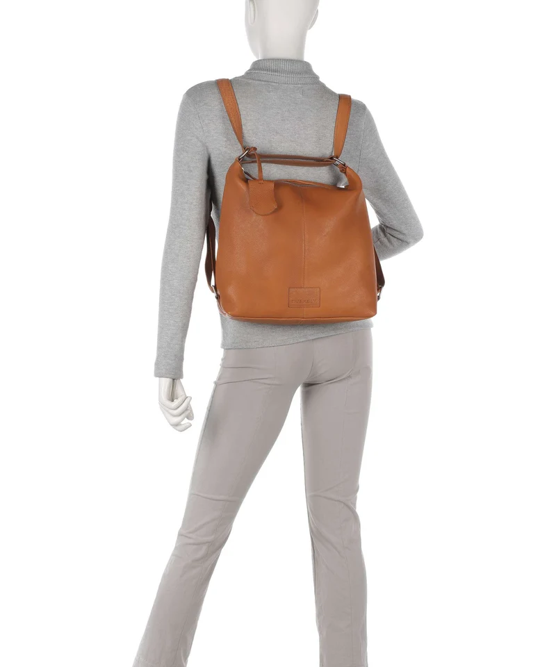 Burkely Soft Skylar Sac à main porté dos cozy cognac