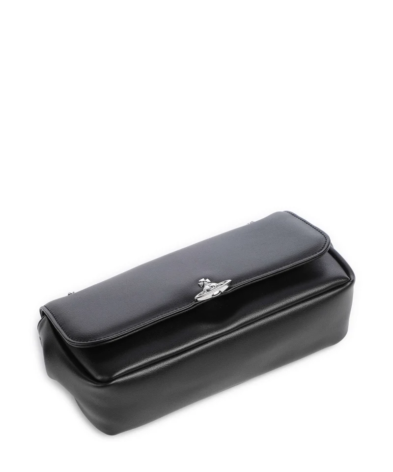 Vivienne Westwood Chain Smooth Sac porté épaule black