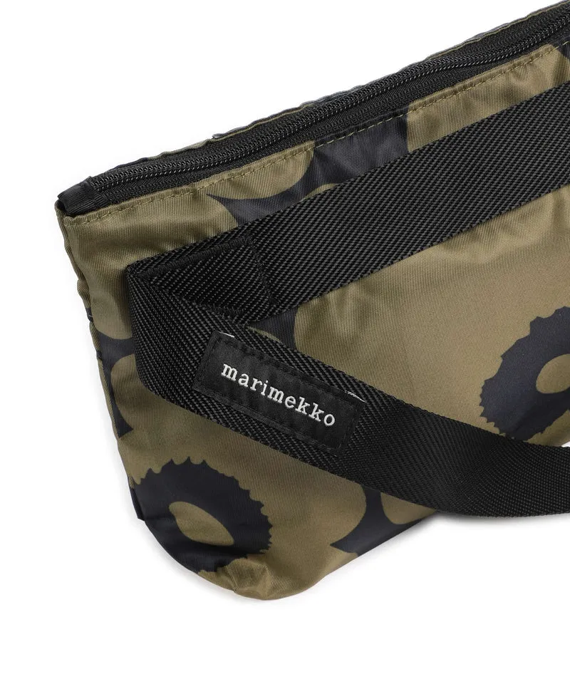 Marimekko Neat S Unikko Sac bandoulière olive green/dark blue