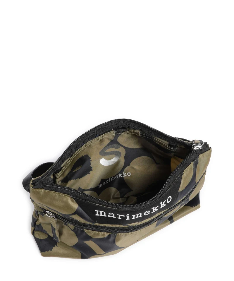 Marimekko Neat S Unikko Sac bandoulière olive green/dark blue