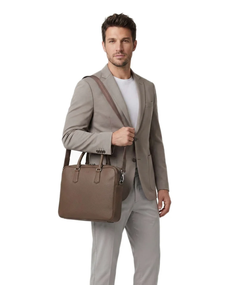 BOSS Crosstown Porte-document medium brown