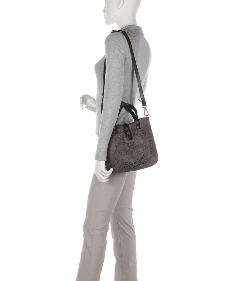 Campomaggi Sac à main beige/grigio/nera