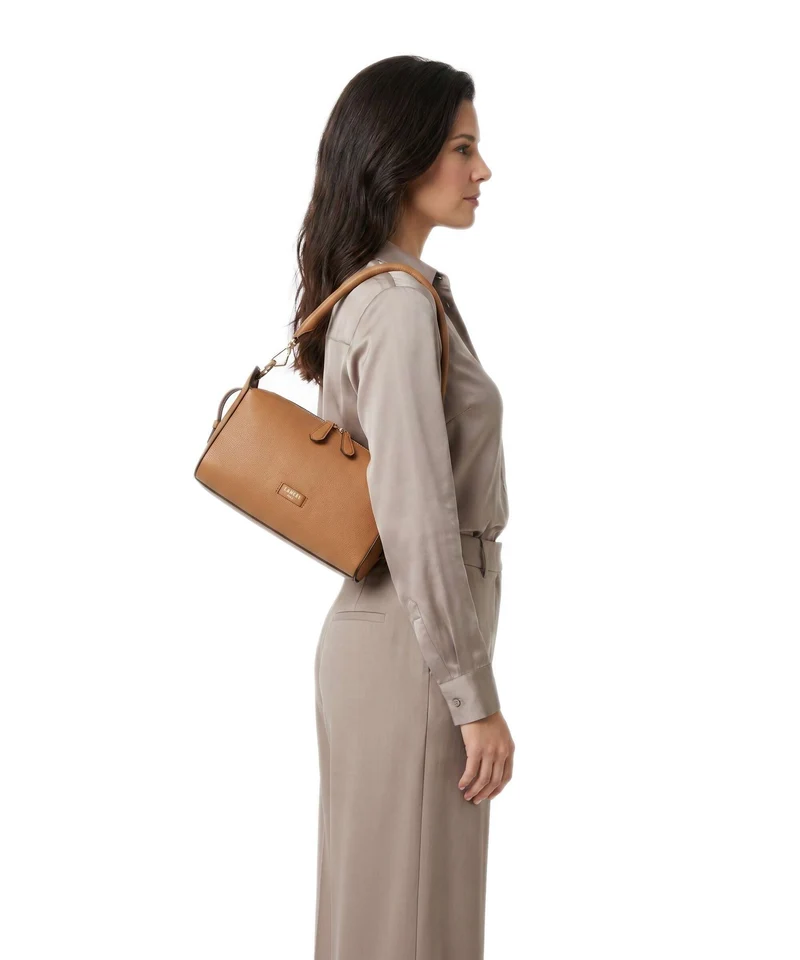 Lancel Louison M Sac porté épaule camel