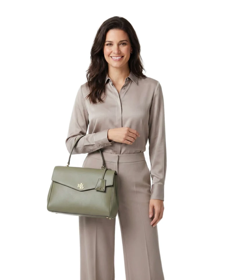 Lauren Ralph Lauren Farrah Medium Sac à main sage green