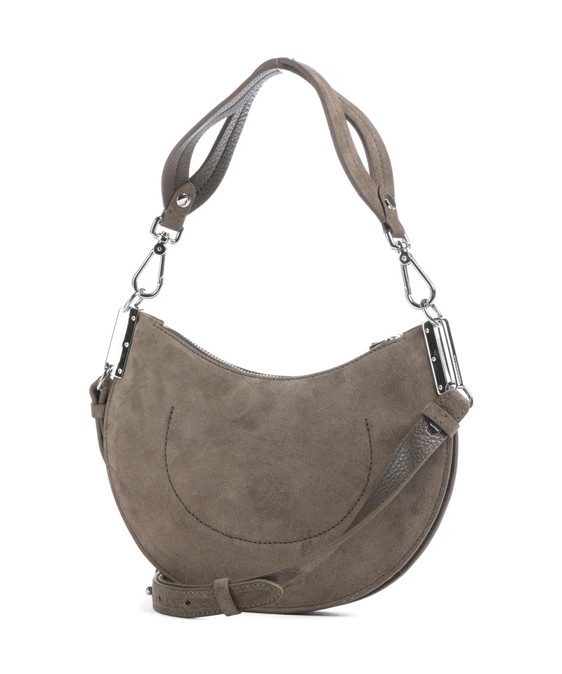 Coccinelle Sunup Suede Sac porté épaule fango