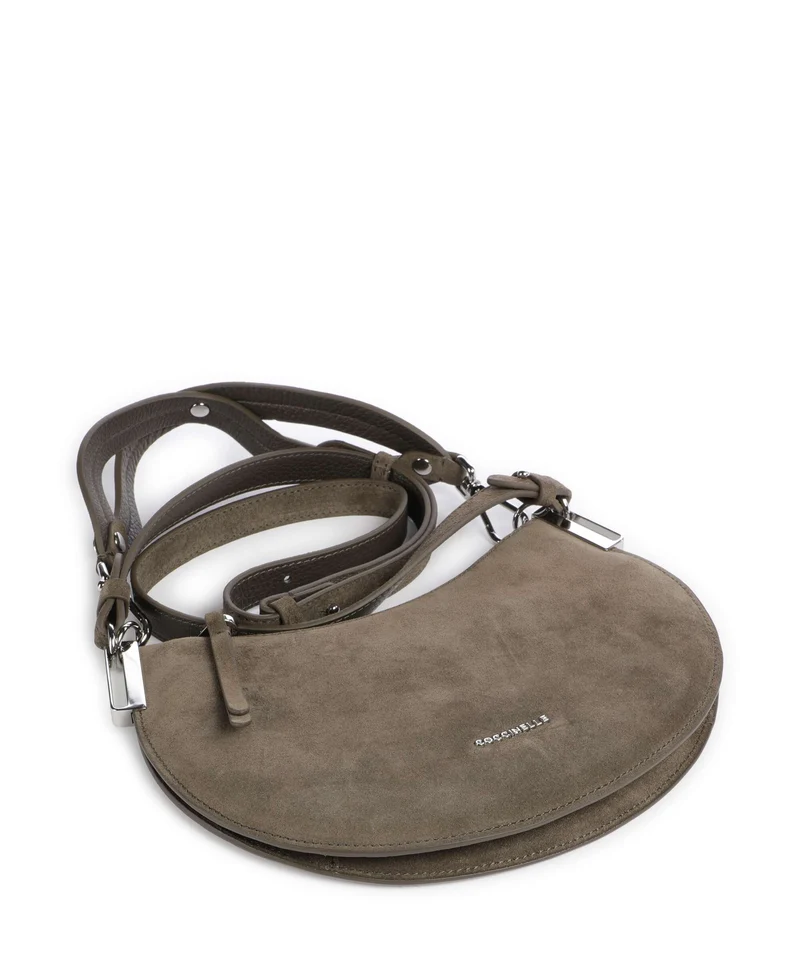 Coccinelle Sunup Suede Sac porté épaule fango