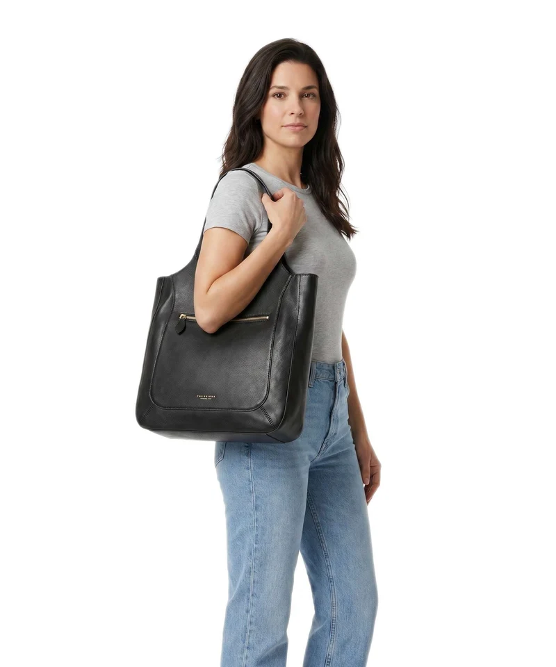 The Bridge Luce Soft Sac fourre-tout nero