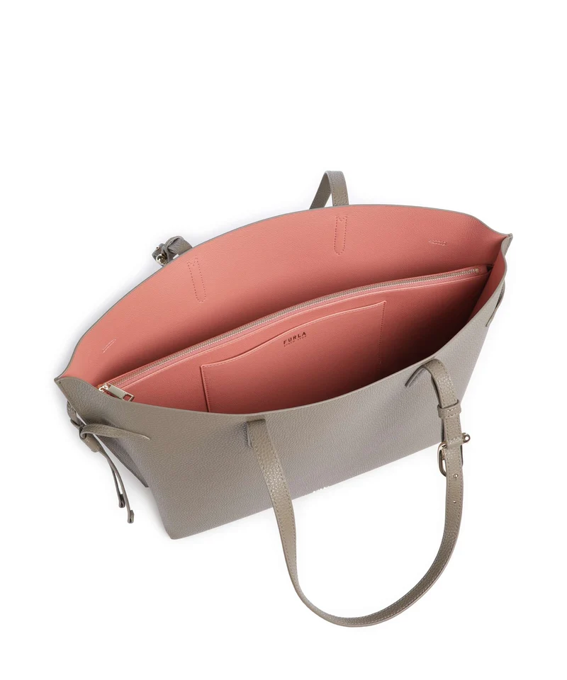 Furla Ava L Cabas muddy gray/rosewood