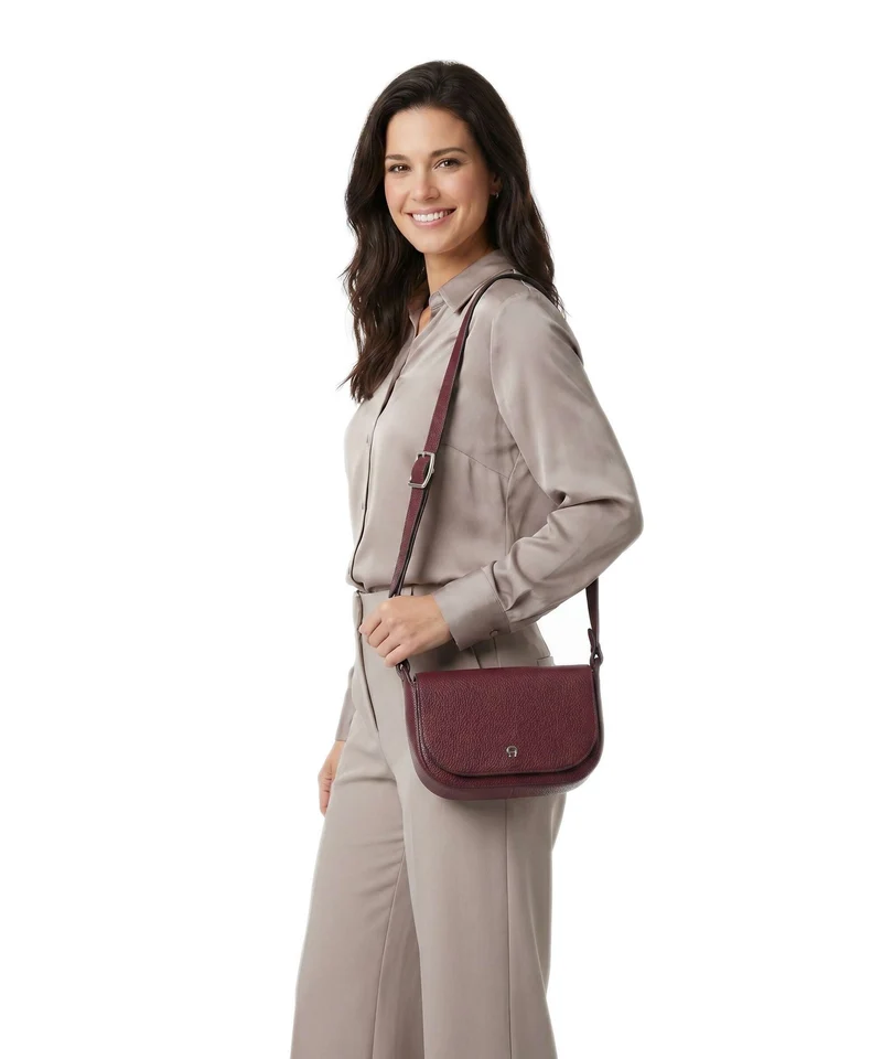 Aigner Pura S Sac bandoulière burgundy