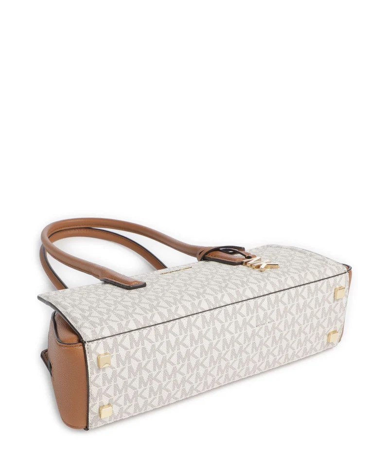Michael Kors Laila Small Sac porté épaule vanilla/acorn