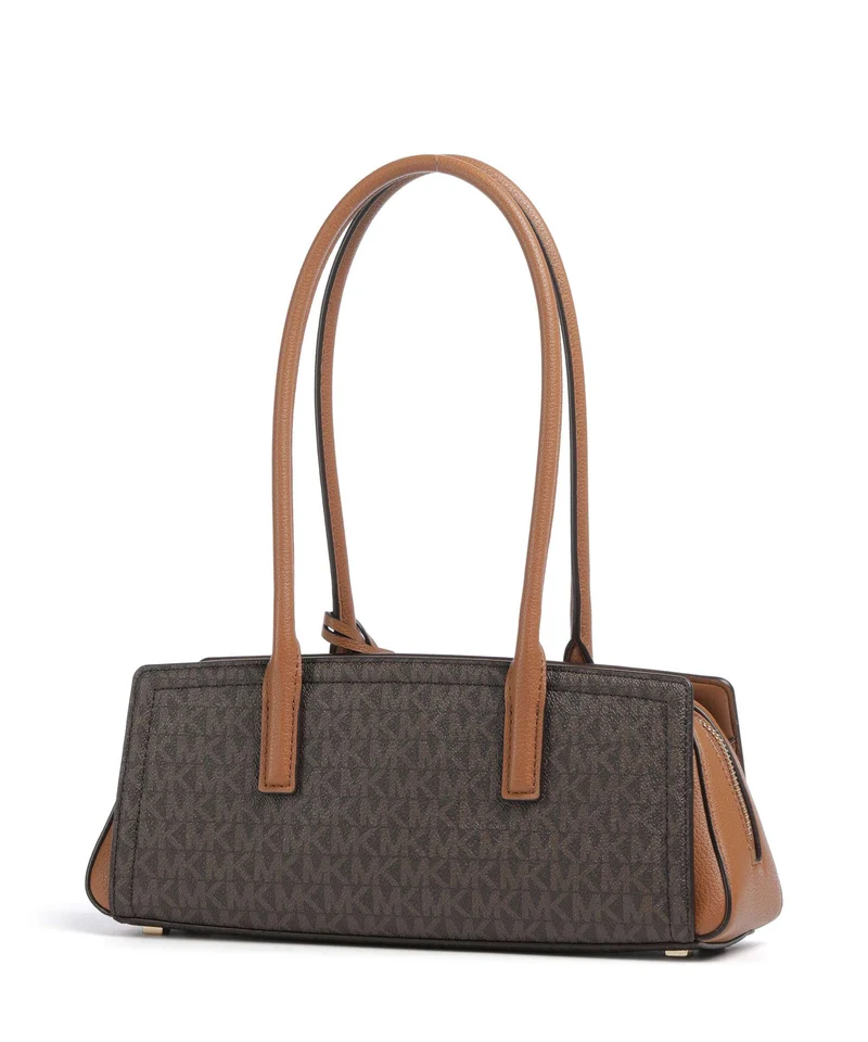 Michael Kors Laila Small Sac porté épaule brown/acorn