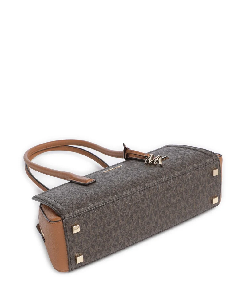 Michael Kors Laila Small Sac porté épaule brown/acorn