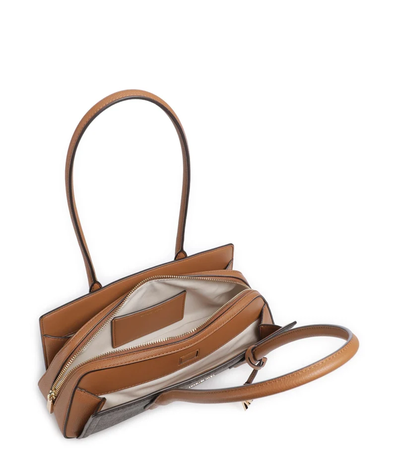 Michael Kors Laila Small Sac porté épaule brown/acorn