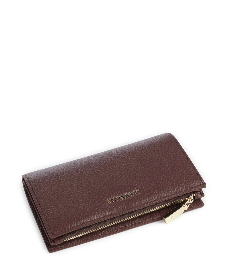 Coccinelle Metallic Soft Portefeuille berry