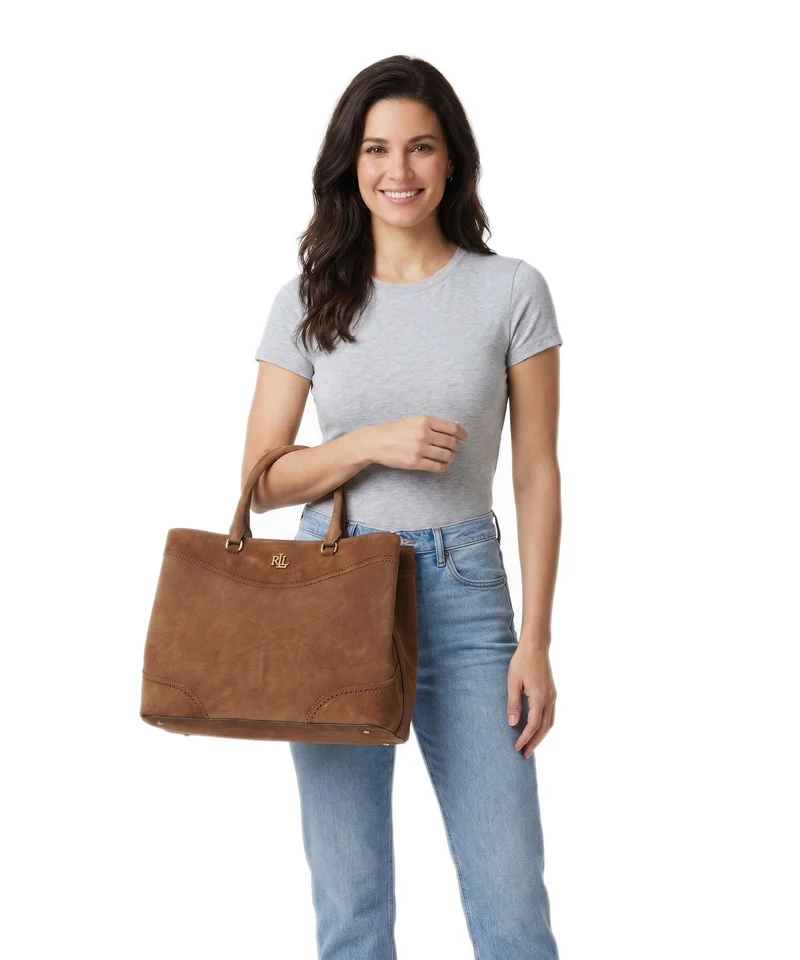 Lauren Ralph Lauren Marcy 36 Sac à main light tobacco