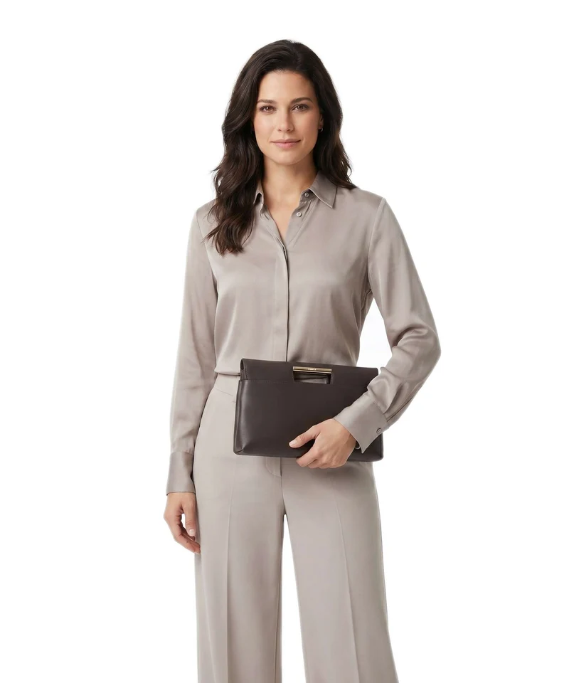Furla Giada Pochette cioccolato