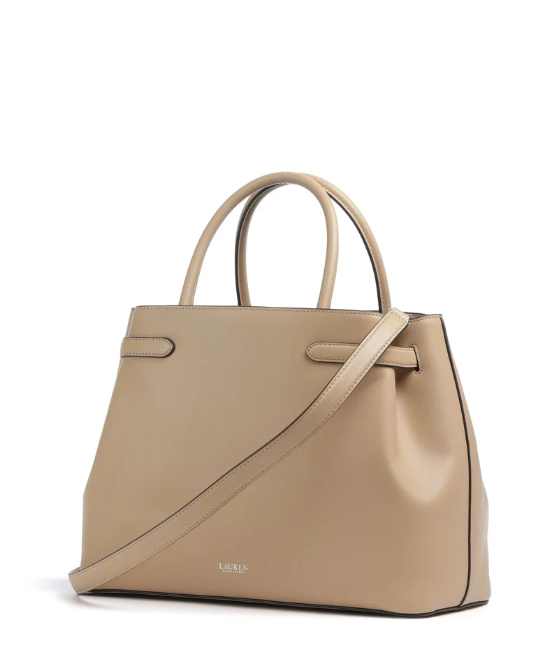Lauren Ralph Lauren Blaike Large Sac à main tan