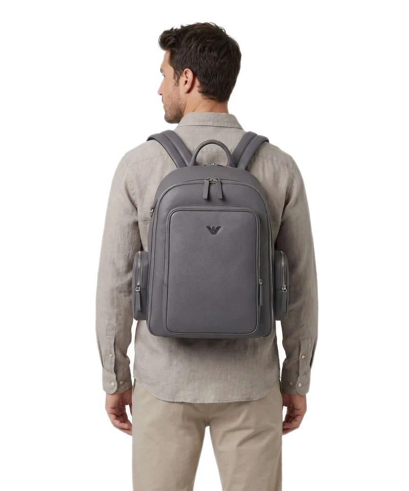 Emporio Armani Business Regenerated Sac à dos grey