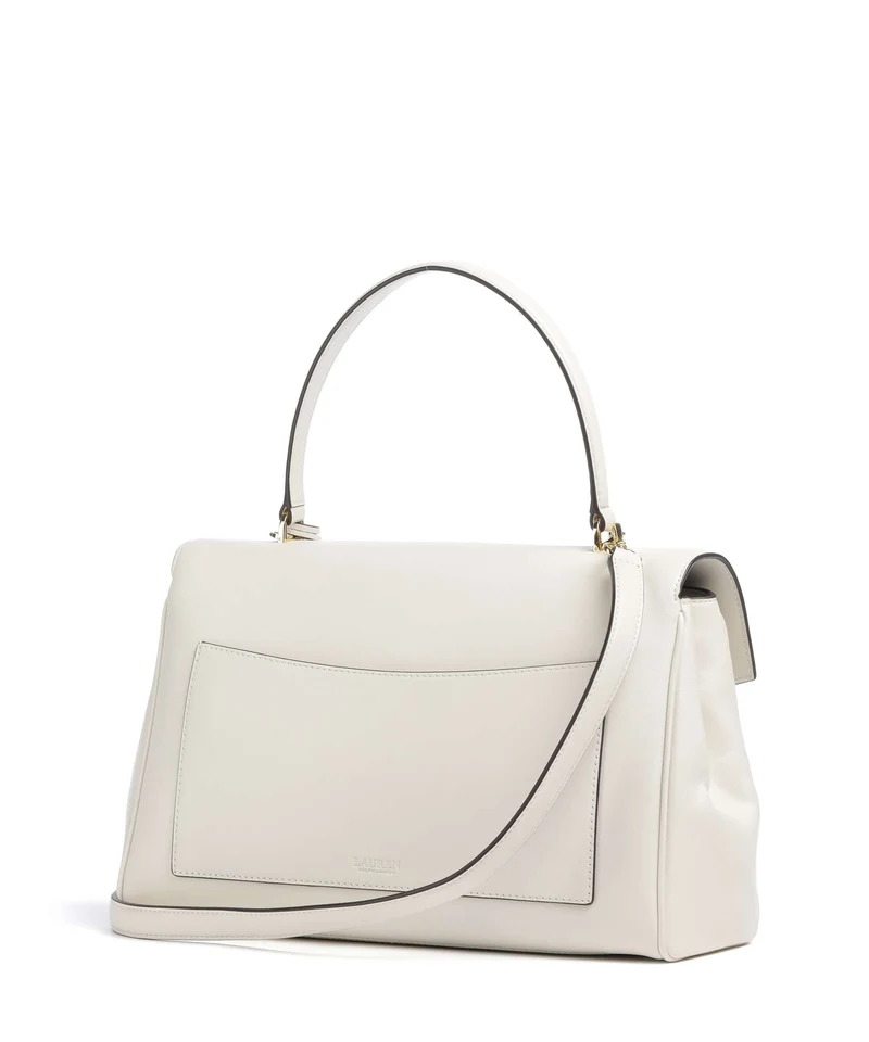 Lauren Ralph Lauren Farrah Medium Sac à main soft white