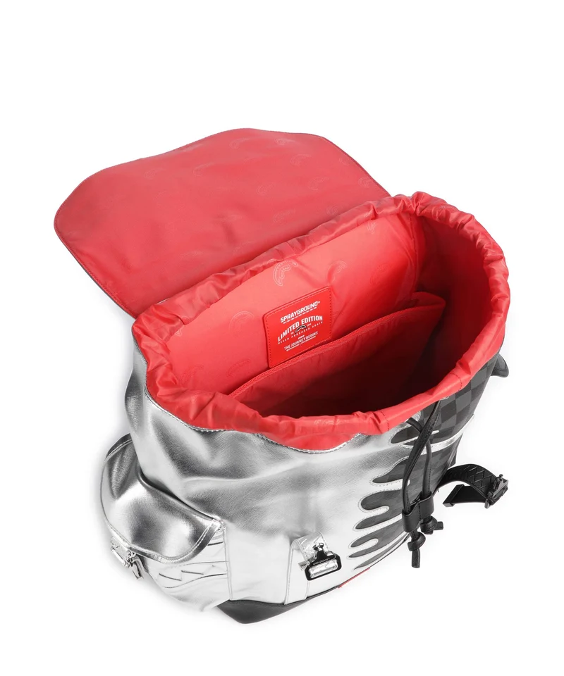Sprayground Silver Side Drip Monte Carlo Sac à dos black/silver